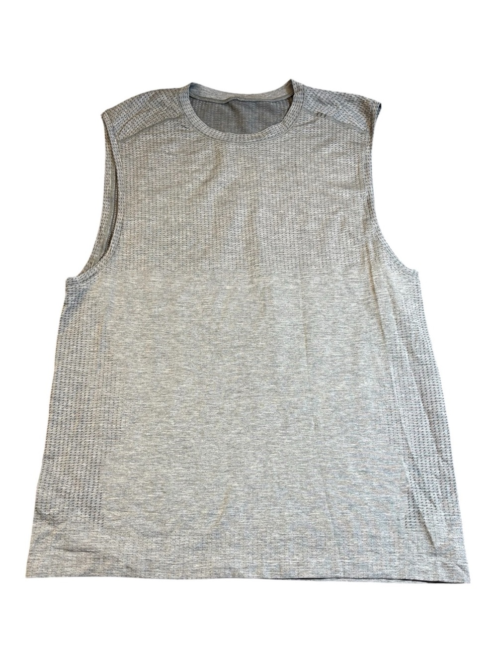 🏷️ Lululemon Metal Vent Tech Sleeveless Shirt Men’s Small Gray Muscle Tank GUC